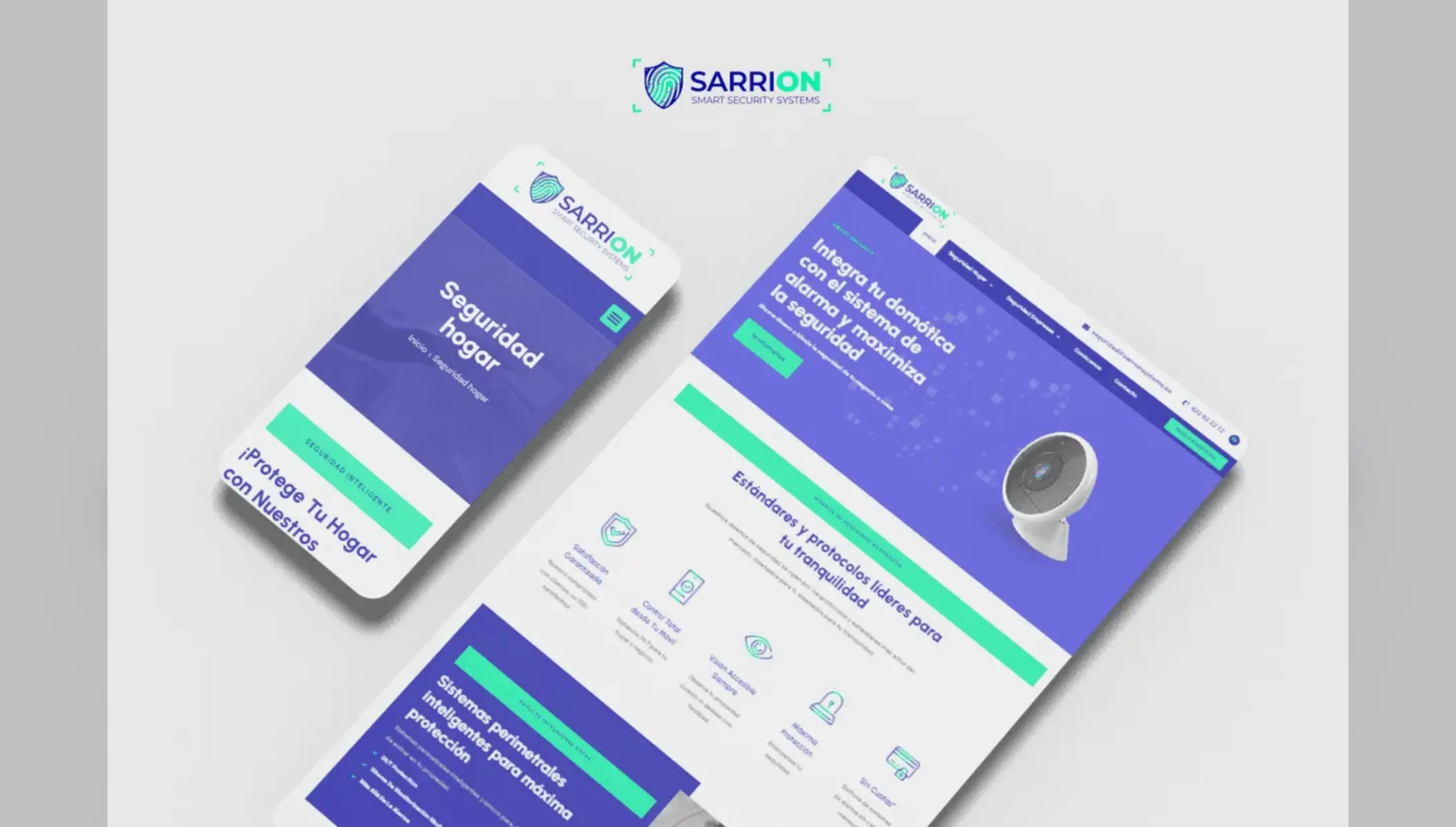 Web de Sarrión Systems desarrollada por Grupo ZAS